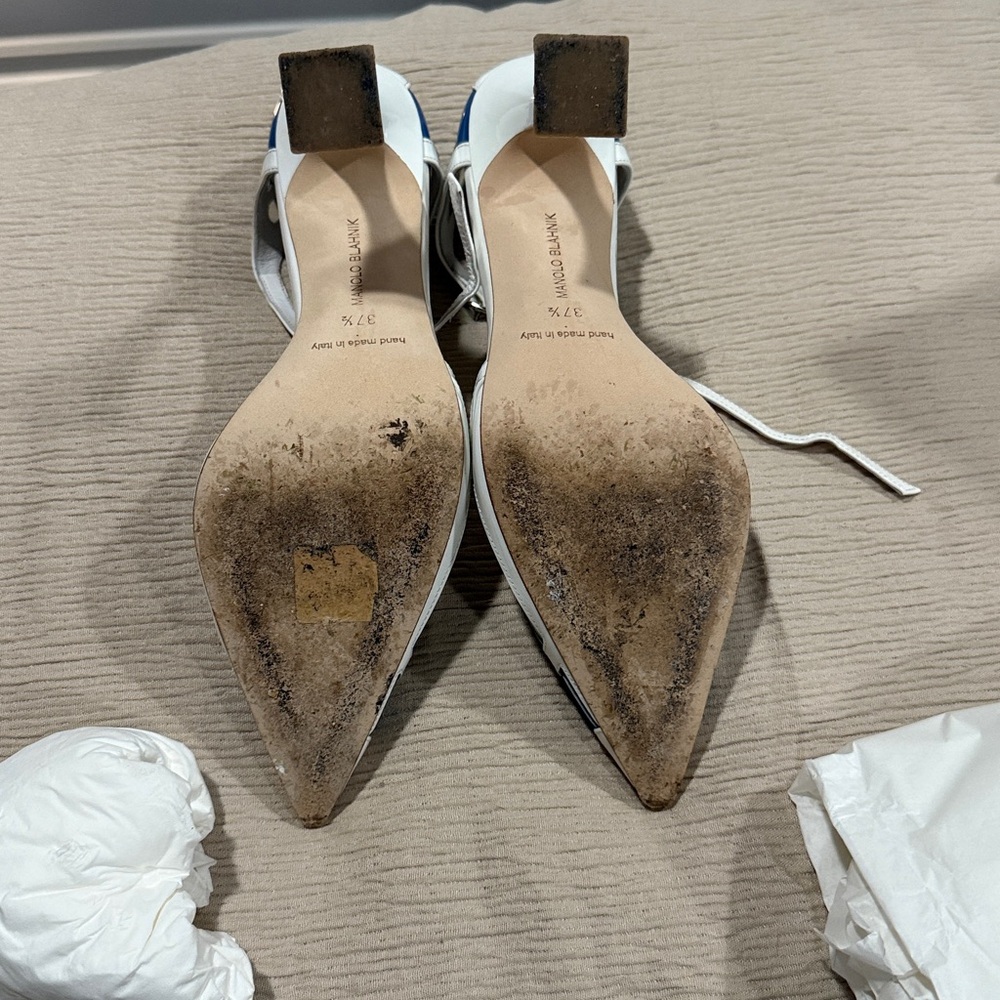 Manolo Blahnik Urema Pointed toe d’orsay pump - Picture 4 of 12